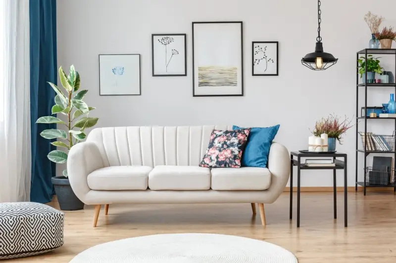 Dekor Lars svart hänglampa med industriellt svart galler, diameter 26 cm 2233