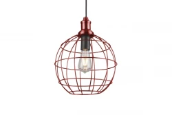 Dekor Viela gammal guldtrådsformad metallhänglampa klotform diameter 29 cm 7016