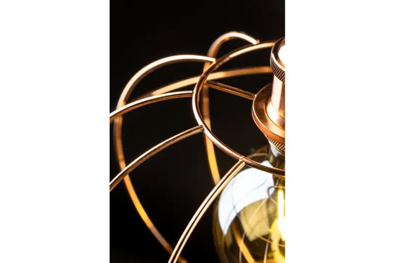 Decor Viela trådformad hänglampa sfärisk koppar diameter 27,5 cm 7047