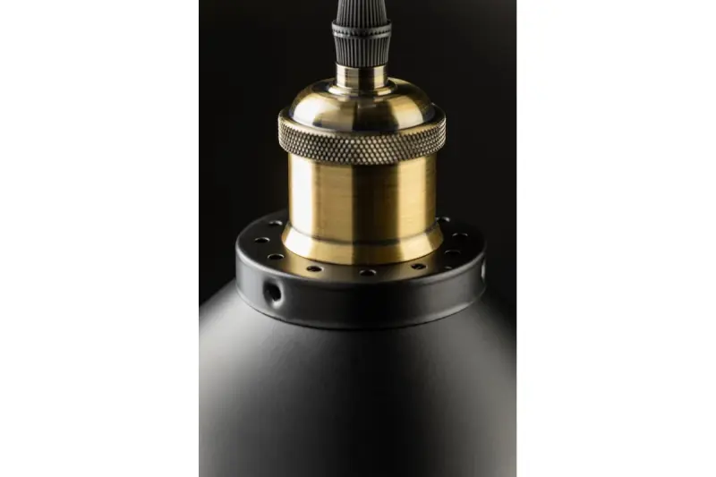 Decor Mani svart guldmetall hänglampa diameter 30 cm 4076