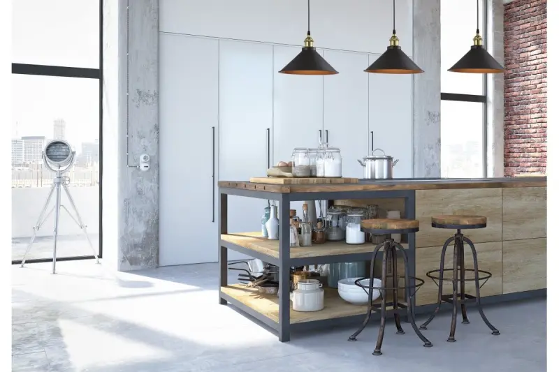 Decor Mani svart guldmetall hänglampa diameter 30 cm 4076