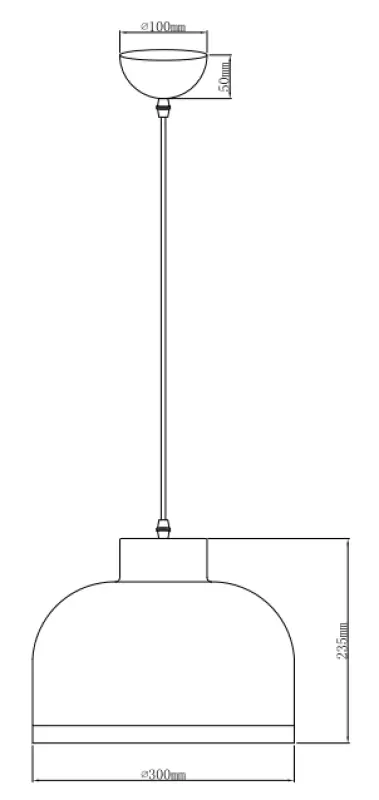 Dekor Goldi svart och guld modern hänglampa diameter 30 cm 4090