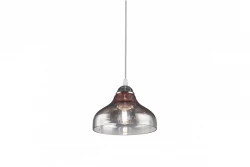 Dekor Marite klassisk hänglampa svart tonat glas diameter 26 cm 7061