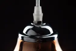 Dekor Marite klassisk hänglampa bruntonat glas diameter 26 cm 7108