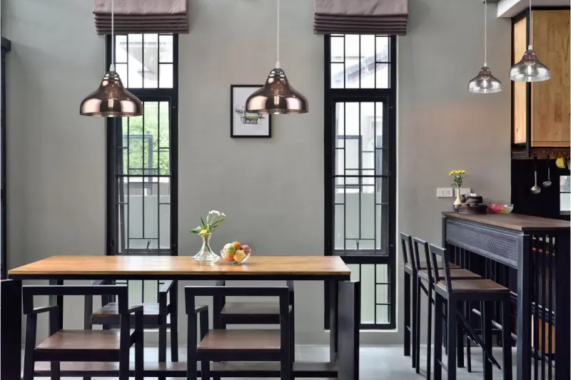 Dekor Marite klassisk hänglampa bruntonat glas diameter 26 cm 7108