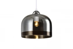 Decor Lati cylindrisk svart hänglampa glas diameter 23,5 cm 7122