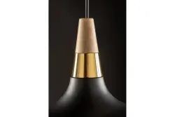 Decor Skandi modern svart hänglampa diameter 35 cm 7382