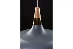 Dekor Skandi modern grå hänglampa 35 cm diameter 7368