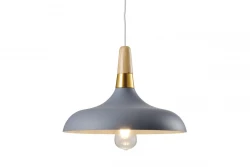 Dekor Skandi modern grå hänglampa 35 cm diameter 7368