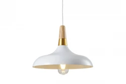 Decor Skandi modern vit hänglampa 35 cm diameter 7504