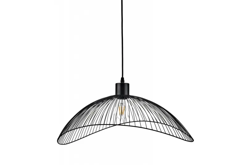 Dekor Reto vintage svart trådhänglampa 40 cm diameter 4137
