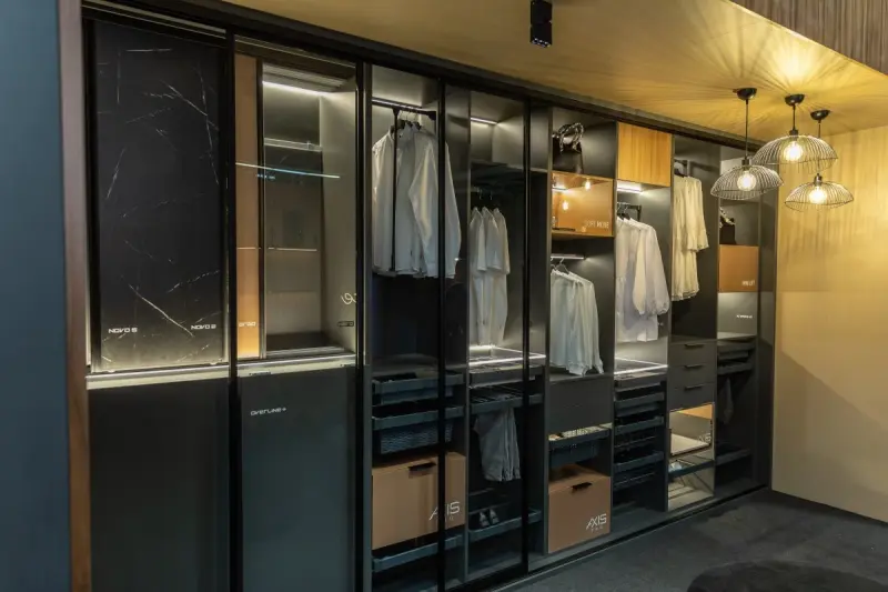 Dekor Reto vintage svart trådhänglampa 50 cm diameter 4151