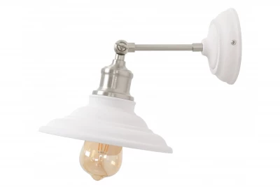 Dekor Loret justerbar vit vägglampa 20 cm i diameter 7871