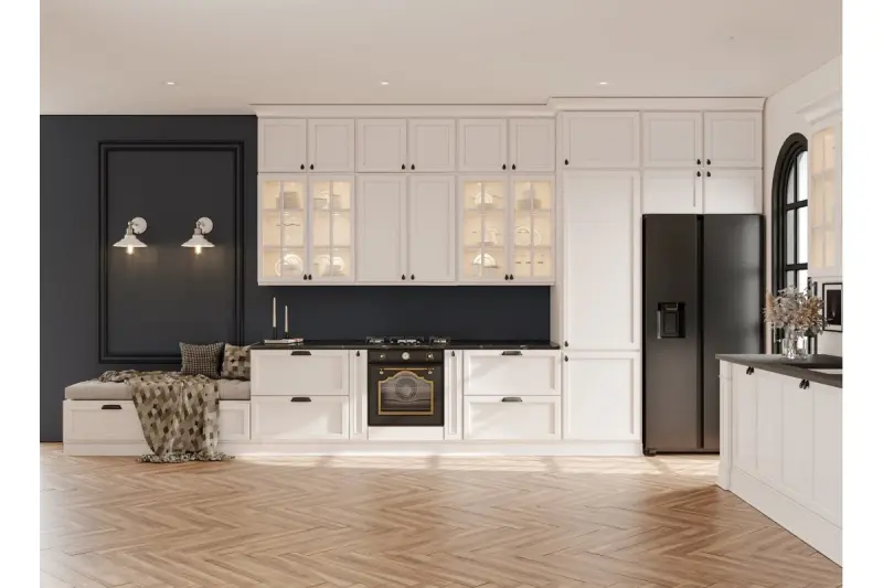 Dekor Loret justerbar vit vägglampa med strömbrytare 20 cm i diameter 8267