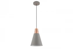 Dekor Gianni stilfull grå kopparhänglampa 22 cm diameter 8051