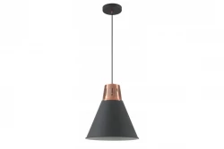 Dekor Gianni stilfull svart koppar hänglampa 32 cm diameter 8105