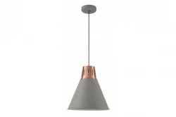 Dekor Gianni stilfull grå kopparhänglampa 32 cm diameter 8167