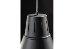 Dekor Gianni stilfull helt svart hänglampa 32 cm i diameter 8136
