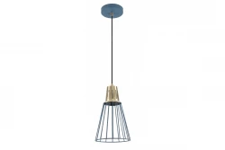 Decor Kaliope modern blå trådhänglampa 18 cm diameter 8266