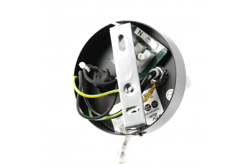 Decor Etore svart vägglampa med metallarm 11 cm diameter 1860