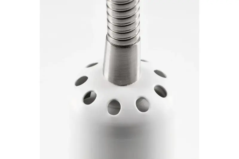 Deco Etore vit vägglampa med metallarm 11 cm diameter 1952