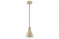 Decor Etore beige hänglampa med svart sladd 2089