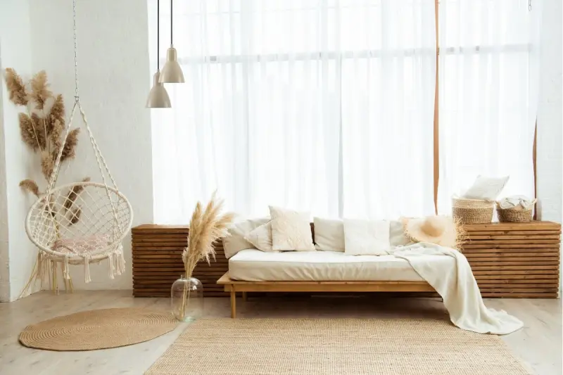 Decor Etore beige hänglampa med svart sladd 2089