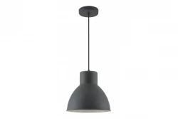 Decor Dante svart matt hänglampa med vit insida, diameter 27,5 cm 2119