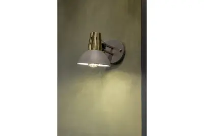 Dekor Artemia elegant antracit vägglampa med metallarm 16,5 cm i diameter 2195
