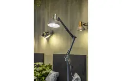 Decor Artemia svart golvlampa lång metallarm diameter 16,5 cm 2355