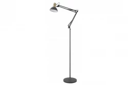 Decor Artemia svart golvlampa lång metallarm diameter 16,5 cm 2355