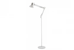 Decor Artemia vit golvlampa lång metallarm diameter 16,5 cm 2409