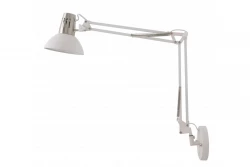 Dekor Artemia vit vägglampa med metallarm och vit insida diameter 16,5 cm 2249
