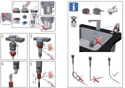 Franke avloppssats för diskbänkar med integrerat avlopp (turbo) med automatisk tömning och rostfri tryckknapp 1208957709