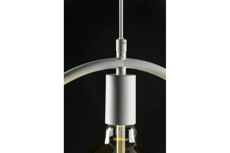 Dekor Fija vit rund enpunkts hänglampa 2898