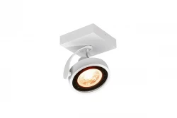 Decor Wally taklampa eller vägglampa vit med rörligt huvud 1 ljuskälla 4342