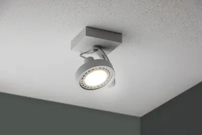 Decor Wally taklampa eller vägglampa vit med rörligt huvud 1 ljuskälla 4342