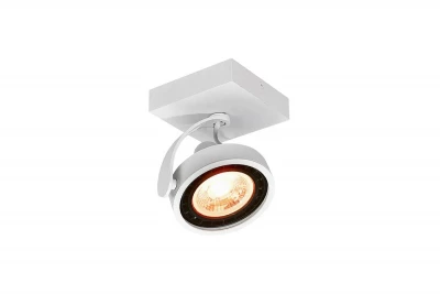 Decor Wally taklampa eller vägglampa vit med rörligt huvud 1 ljuskälla 4342