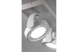 Dekor Wally taklampa eller vägglampa vit med rörligt huvud 2 ljuskällor 4373