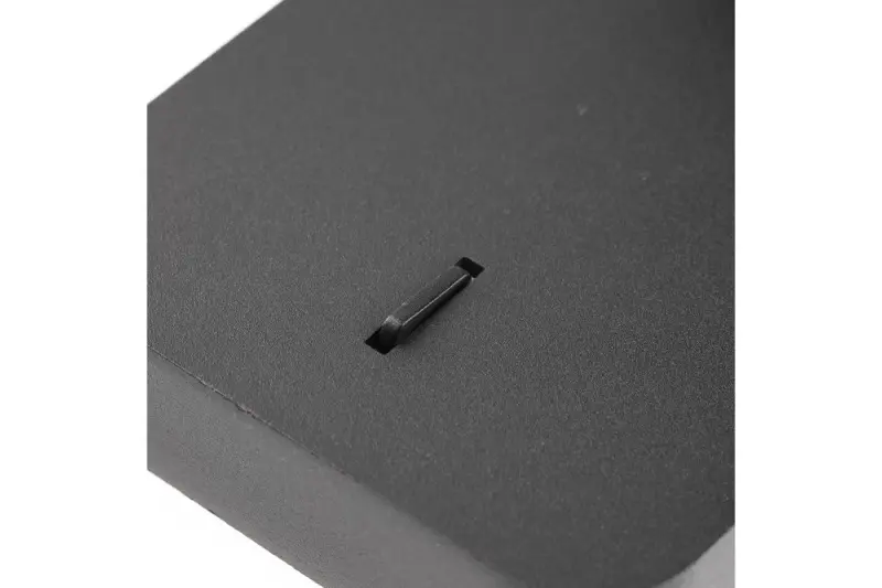 Decor Elli modern svart vägglampa med strömbrytare och 1 ljuskälla 4533