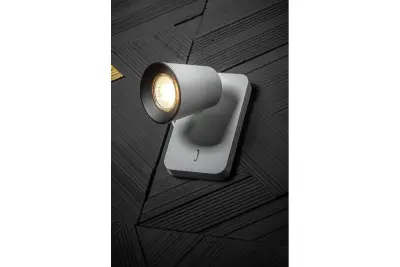 Decor Elli modern vit vägglampa med strömbrytare 4434