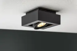 Decor Loid funktionell svart 1-punkts taklampa med 1 ljuskälla 4687