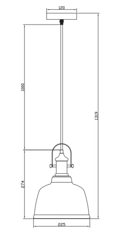 Dekor Muscari II hänglampa kopparfärgad i metallisk utförande med mässingslamphållare 3787