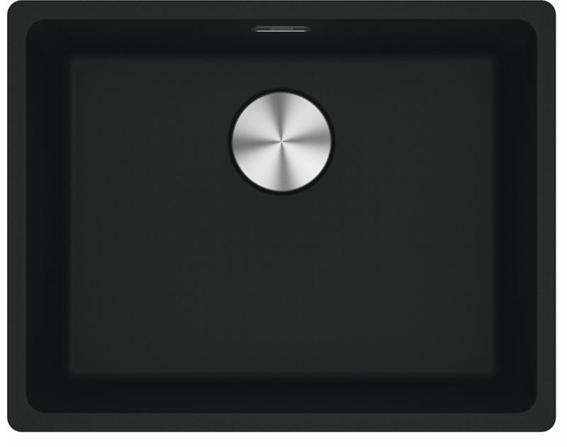 Franke Maris MRG 210-52 Fragranite Matt svart diskbänk planmontering 135.0697.362