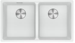 Franke Maris MRG 220-35-35 Fragranite Polar vit dubbel diskho ytinbyggnad