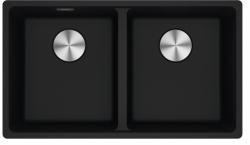 Franke Maris MRG 120-35-35 Fragranite onyx dubbel diskho undermontering