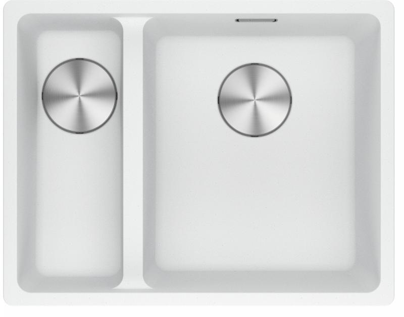Franke Maris MRG 160-34-15 Fragranite Polar white diskbänk Höger underbyggnad