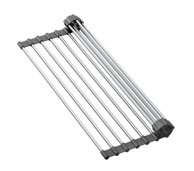 Quadri Durham vit granit påbyggnad diskho 595x500 med tvålpump, skärbräda, rullmatta, insatsbänk och rullmatta 1208957903