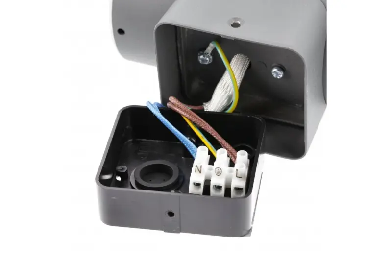 Verlichting Corta trädgårdsbelysning vägglampa antracit för 2 ljuskällor 1289002