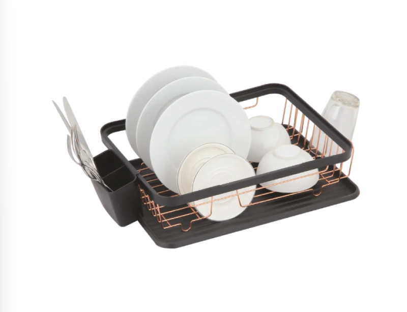 EPKA Disk svart/roséguld diskställ stål 43,3x10,5x32 cm 1208958247